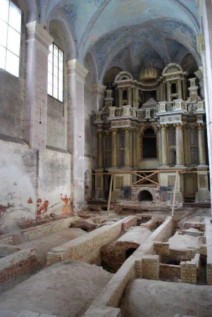 The interior (and exterior) is being restored