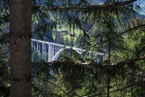Train bridge for the Chur-Arosa line