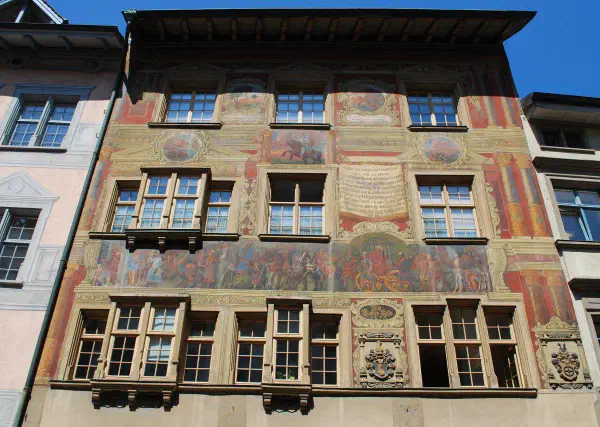 House zum Ritter at Vordergasse 65, one of listed houses