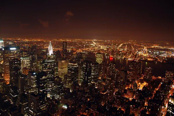 North west view seen from the Empire State Building