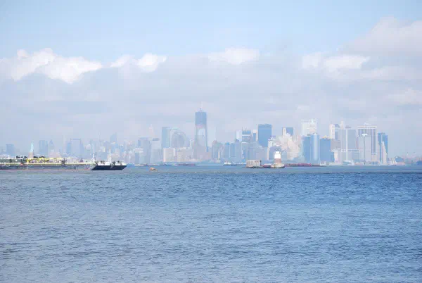 Manhattan seen from Staten Island