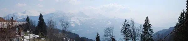 Panoramic view of Morgenberghorn