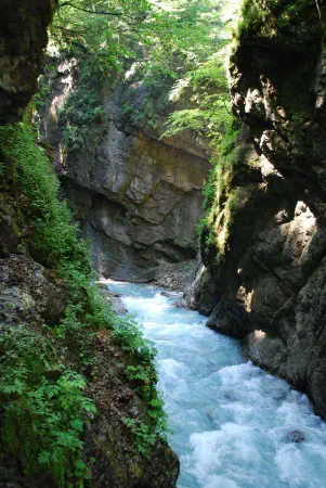 Partnachklamm (Partnach gorge) - We went to this gorge not only for its beauty but also to escape the heat of (nearly) 30&deg;C