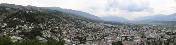 View atop Castle of Gjirokastra